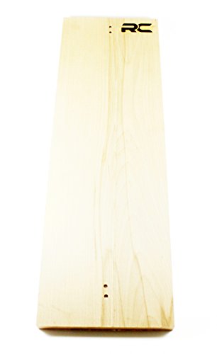 Rerum & Consilium Flammlachs-Brett aus Buchenholz | Holz-Flammlachsbrett | Lachsgrillbrett | Modern | Unvollendet | Rechteckig | Holz | Fischkompatibel von Rerum & Consilium