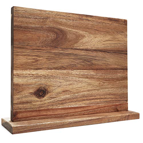 Resafy Magnetischer Messerhalter aus Akazienholz, magnetischer Messerblock, 43.2x33 cm, magnetischer Universalständer mit starken verbesserten Magnetstreifen, Besteck, großer Organizer Resafy Magnetischer Messerhalter aus Akazienholz, magnetischer Messerblock, 43.2x33 cm, magnetischer Universalständer mit starken verbesserten Magnetstreifen, Besteck, großer Organizer von Resafy