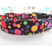 Funky Hundehalsband Farbe, Pop Polka Dots, Mädchen Oder Junge von RescueMeCollars