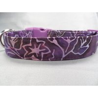 Lila Rebe Batik-Hundehalsband von RescueMeCollars