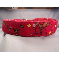 Rudolph The Red Nosed Reindeer Rot Weihnachten Hundehalsband von RescueMeCollars