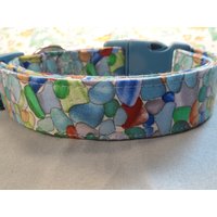 Sea Glass Strand Hundehalsband von RescueMeCollars