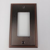 Lichtschalter Platte Abdeckung Kupfer Metall Messing Single Rocker Slider Dimmer Midcentury Steckdose Gesichtsplatte Rückplatte Wohnkultur Vintage von ReservedForRoyalty