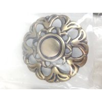 Runde Messing Wand Medaillon Vorhang Raffhalter Verzieren Metallteile Steampunk Diy Finden Wohnkultur Paar Gardinen Fenster Gold Hardwares von ReservedForRoyalty