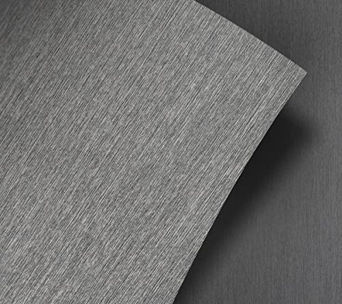 Resimdo Premium Brushed (Heavy Brushed Silver, 0,5m x 1,22m) Klebefolie Fliesenfolie Möbelfolie Industriestandard Antibakteriell Wasserfest Robust Wiederablösbar von Resimdo