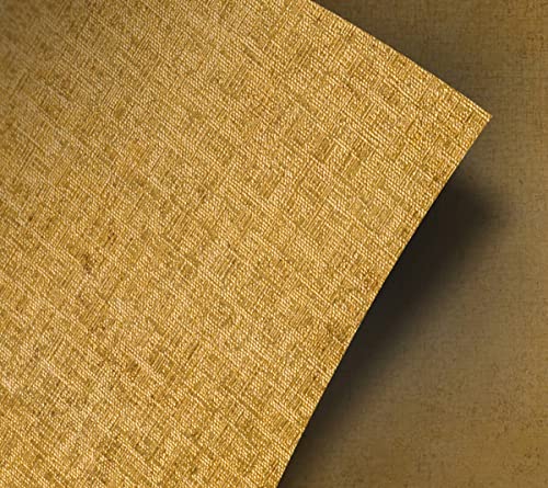 Resimdo Premium Gold (Classic Golden Fabric, 5m x 1,22m) Klebefolie Fliesenfolie Möbelfolie Industriestandard Antibakteriell Wasserfest Robust Wiederablösbar von Resimdo