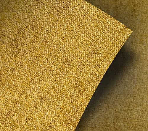 Resimdo Premium Gold (Strong Golden Fabric, 5m x 1,22m) Klebefolie Fliesenfolie Möbelfolie Industriestandard Antibakteriell Wasserfest Robust Wiederablösbar von Resimdo