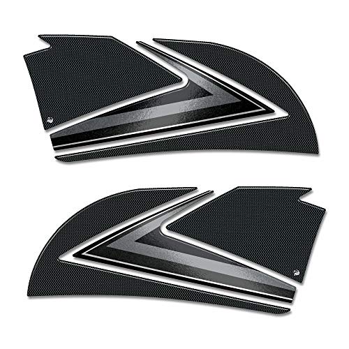 Resin Bike Aufkleber für Motorrad Kompatibel mit Kawasaki Z 1000 SX 2017 2020. Seitenschutz für den Tank vor Stößen und Kratzern. Paar 3D-Harzklebstoffaufkleber Hergestellt in Italien- Stickers von Resin Bike