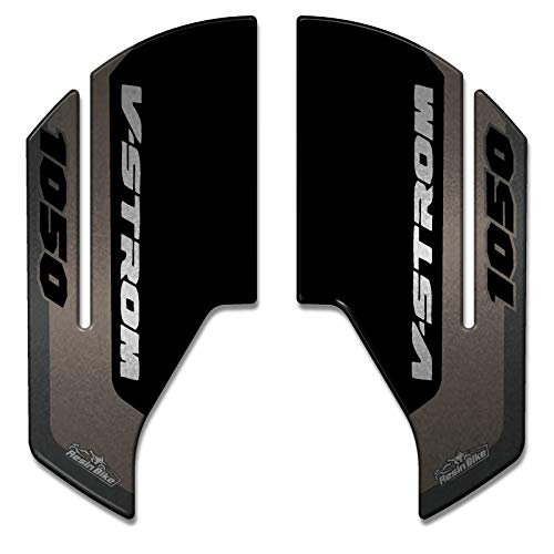 Resin Bike Aufkleber für Motorrad Kompatibel mit Suzuki V-Strom 1050 XT 2020 Schwarz Metal. Kotflügelschutz vor Stößen und Kratzern. Paar 3D-Harzklebstoff – Stickers - Made in Italy Resin Bike Aufkleber für Motorrad Kompatibel mit Suzuki V-Strom 1050 XT 2020 Schwarz Metal. Kotflügelschutz vor Stößen und Kratzern. Paar 3D-Harzklebstoff – Stickers - Made in Italy von Resin Bike
