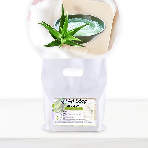Resin Pro ArtSoap AloeSoap - Basis für handgefertigte Aloe Vera Seifen 1 kg Transparent, Basis für einfache, sichere und vielseitige Seifenherstellung, Schmelz- und Gießseifenbasis Resin Pro ArtSoap AloeSoap - Basis für handgefertigte Aloe Vera Seifen 1 kg Transparent, Basis für einfache, sichere und vielseitige Seifenherstellung, Schmelz- und Gießseifenbasis von Resin Pro