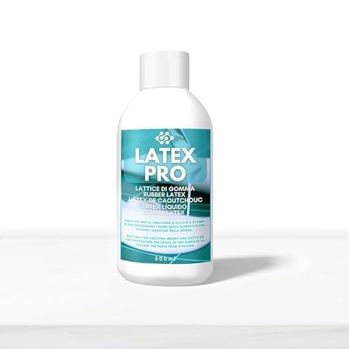 Resin Pro LatexPro, Gummilatex zum Schutz Ihrer Oberflächen, prävulkanisierter Gummilatex zur Verhinderung von Harztropfen, vielseitig und transparent (500 ml) von Resin Pro