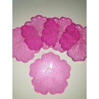 Untersetzer-Set Aus Epoxidharz in Hübschen Blumen-Design Untersetzer-Set Aus Epoxidharz in Hübschen Blumen-Design von ResinSH
