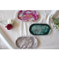 Personalisiertes Kleines Epoxidharz Tablett, Individuelle Anfertigung, Vielseitig Nutzbar von ResinTraeume