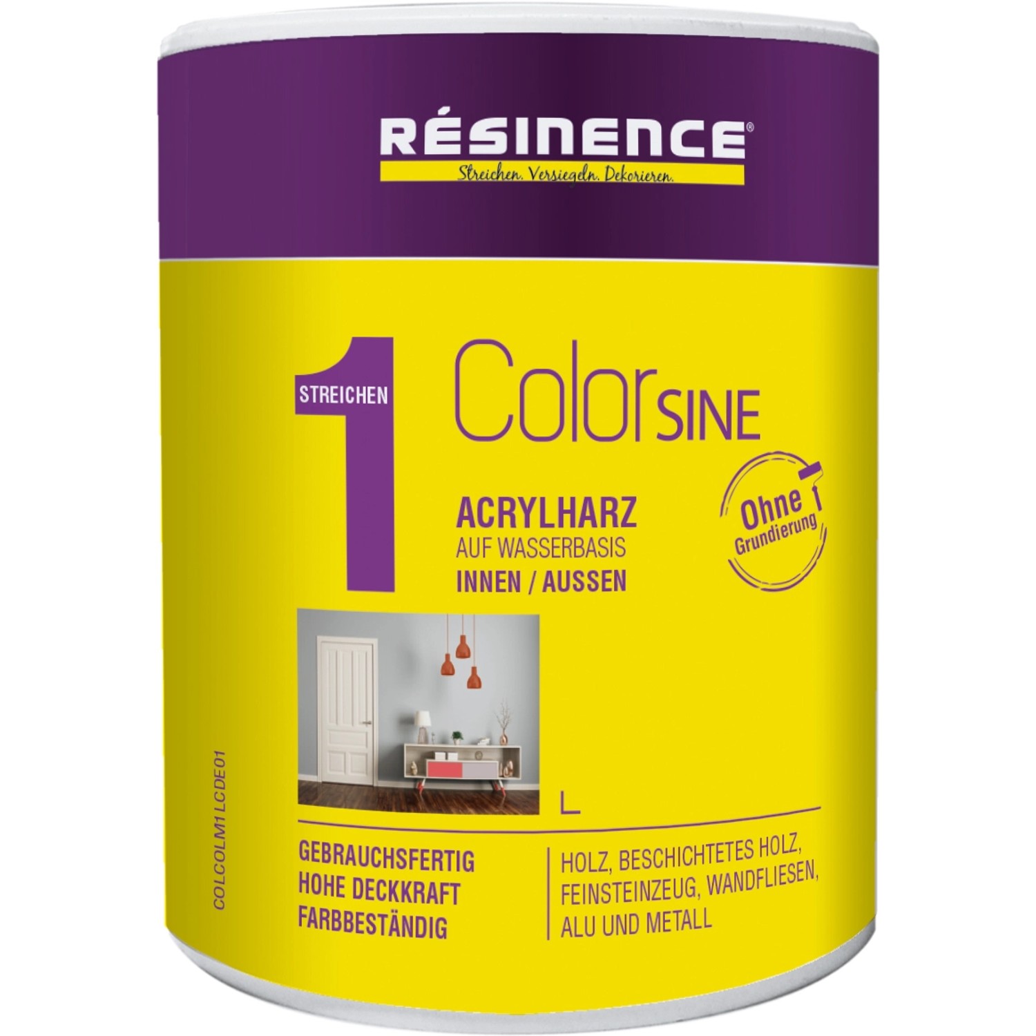 Resinence Colorsine Buntlack Magnet seidenmatt 1 l von Resinence