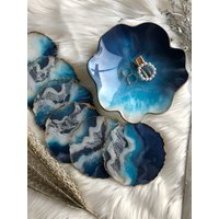 Ocean Resin Untersetzer von Resinspiration