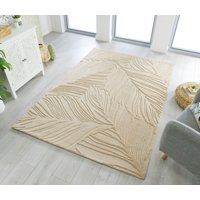 FLAIR RUGS Wollteppich "LINO LEAF", rechteckig von Flair Rugs