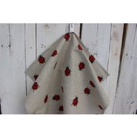 Geschirrtuch Mit Marienkäfer Druck, Leinen Weihnachten Geschenkidee Einem Geschirrtuch Mit Marienkäfer Druck, Leinen Weihnachten Geschenkidee Einem von Reska