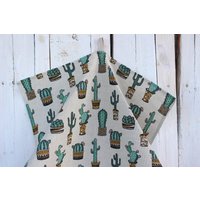 Kaktus Print Geschirrtuch Leinen Küche Dekor Kaktus Print Geschirrtuch Leinen Küche Dekor von Reska