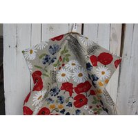 Küchenhandtuch Mit Wiesenblumen & Mohnblumen Bedruckt von Reska
