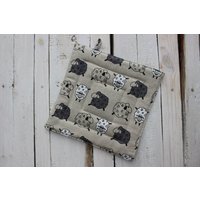 Schafe Topflappen, Leinen Geschenk Für Den Koch Oder Bäcker, Weihnachtsgeschenk Liebhaber Schafe Topflappen, Leinen Geschenk Für Den Koch Oder Bäcker, Weihnachtsgeschenk Liebhaber von Reska