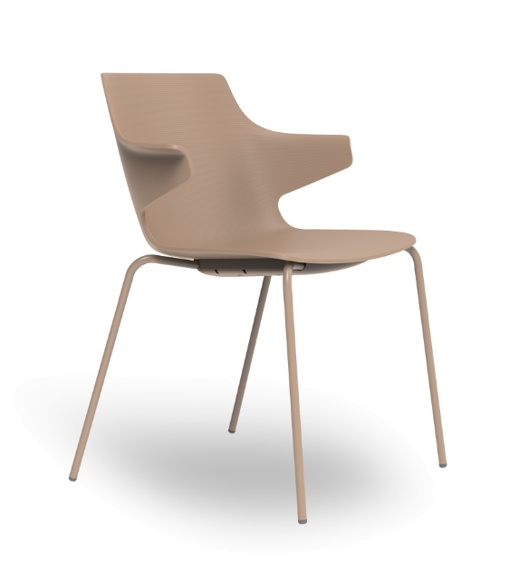 Resol Angie Besucherstuhl mit Vierbein-Gestell und optionaler Polsterung - 2er Set - Resol Angie Besucherstuhl mit Vierbein-Gestell und optionaler Polsterung - 2er Set - von Resol