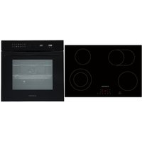 Respekta - Backofen Herd Kochfeld Glaskeramik Herdset Einbau Heißluft Pyrolyse von Respekta