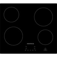 Respekta - Kochfeld Glaskeramik 4 autark Zonen Glaskeramikkochfeld 60 cm rahmenlos von Respekta