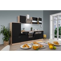 Küche Küchenzeile Leerblock Einbauküche Eiche Schwarz Merle 280 cm Respekta Küche Küchenzeile Leerblock Einbauküche Eiche Schwarz Merle 280 cm Respekta von Respekta