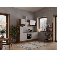 Küche Küchenzeile Leerblock Einbauküche Eiche Weiß Hilde 250 cm Respekta Küche Küchenzeile Leerblock Einbauküche Eiche Weiß Hilde 250 cm Respekta von Respekta