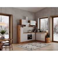 Küche Küchenzeile Leerblock Winkelküche Eiche Weiß Hilde 250x172 cm Respekta Küche Küchenzeile Leerblock Winkelküche Eiche Weiß Hilde 250x172 cm Respekta von Respekta