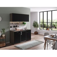 Küche Küchenzeile Singleküche Eiche York Schwarz Oliver 150 cm Respekta Küche Küchenzeile Singleküche Eiche York Schwarz Oliver 150 cm Respekta von Respekta