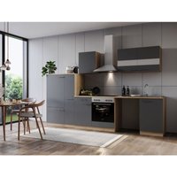 Küche Küchenzeile für Unterbau Waschmaschine Eiche Grau Merle 310 cm Respekta Küche Küchenzeile für Unterbau Waschmaschine Eiche Grau Merle 310 cm Respekta von Respekta