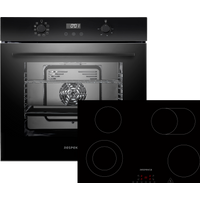 RESPEKTA Backofen-Set "ASET7007700" mit 1-fach-Teleskopauszug Set, 2 Stk. tlg. von Respekta