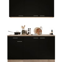 RESPEKTA Küche "Luis, Duo Kochfeld, wahlweise mit Mikrowelle, Korpus Eiche Sägerau,", Breite 150 cm von Respekta