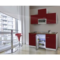 RESPEKTA Küchenblock »KB150WRMI«, mit E-Geräten, Gesamtbreite: 150 cm - rot von Respekta