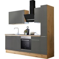 RESPEKTA Küchenblock »Marleen«, HxBxT: 211 x 250 x 60 cm - grau von Respekta