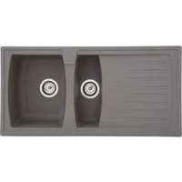 Respekta Einbauspüle Boston 100 x 50 G Beton grau Mineralite B/H/T: ca. 100x20x50 cm Respekta Einbauspüle Boston 100 x 50 G Beton grau Mineralite B/H/T: ca. 100x20x50 cm von Respekta