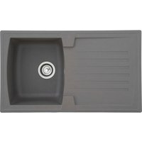 Respekta Einbauspüle Boston 86 x 50 G Beton grau Mineralite B/H/T: ca. 86x20x50 cm Respekta Einbauspüle Boston 86 x 50 G Beton grau Mineralite B/H/T: ca. 86x20x50 cm von Respekta