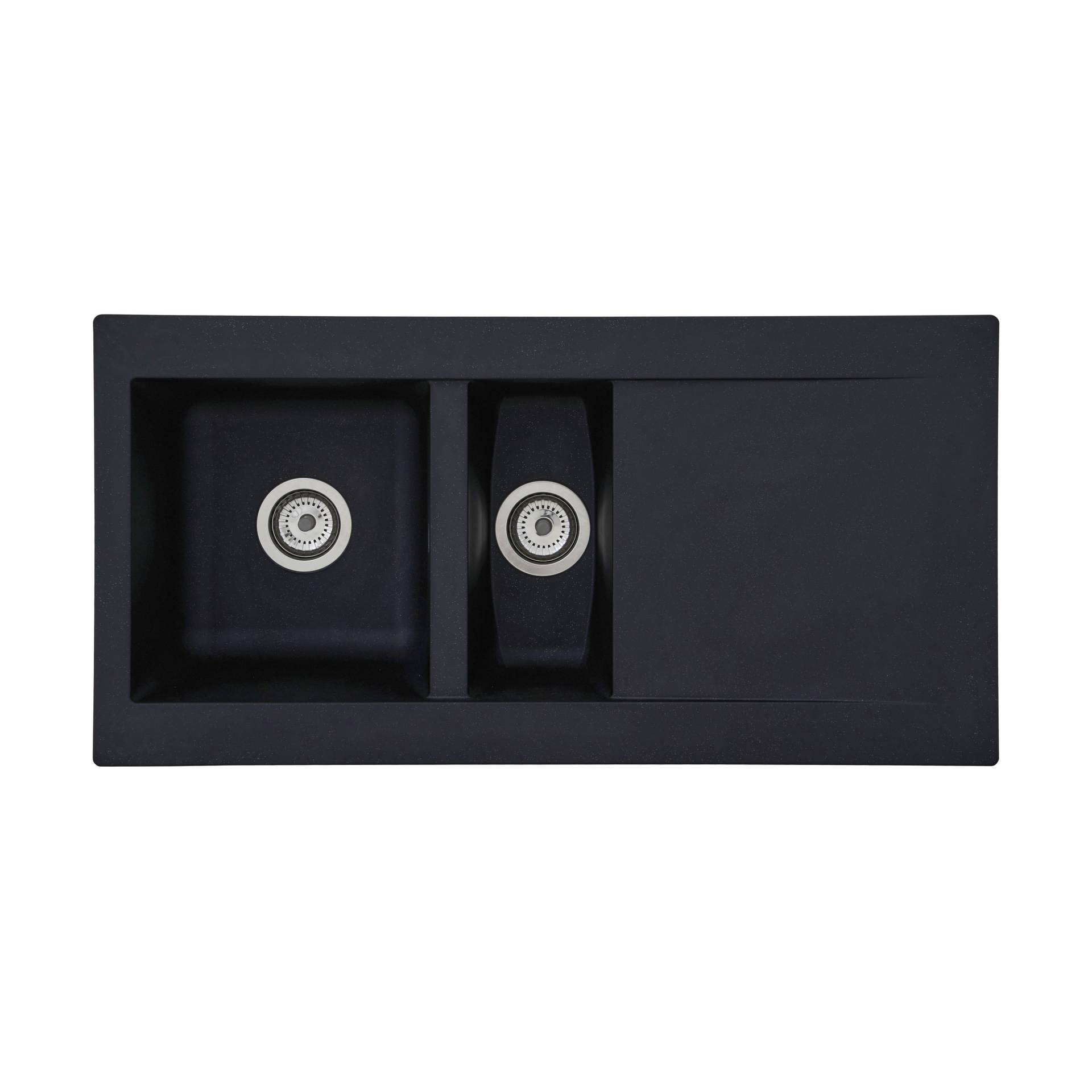Respekta Einbauspüle 'Denver' Mineralite schwarz 100 x 50 cm Respekta Einbauspüle 'Denver' Mineralite schwarz 100 x 50 cm von Respekta