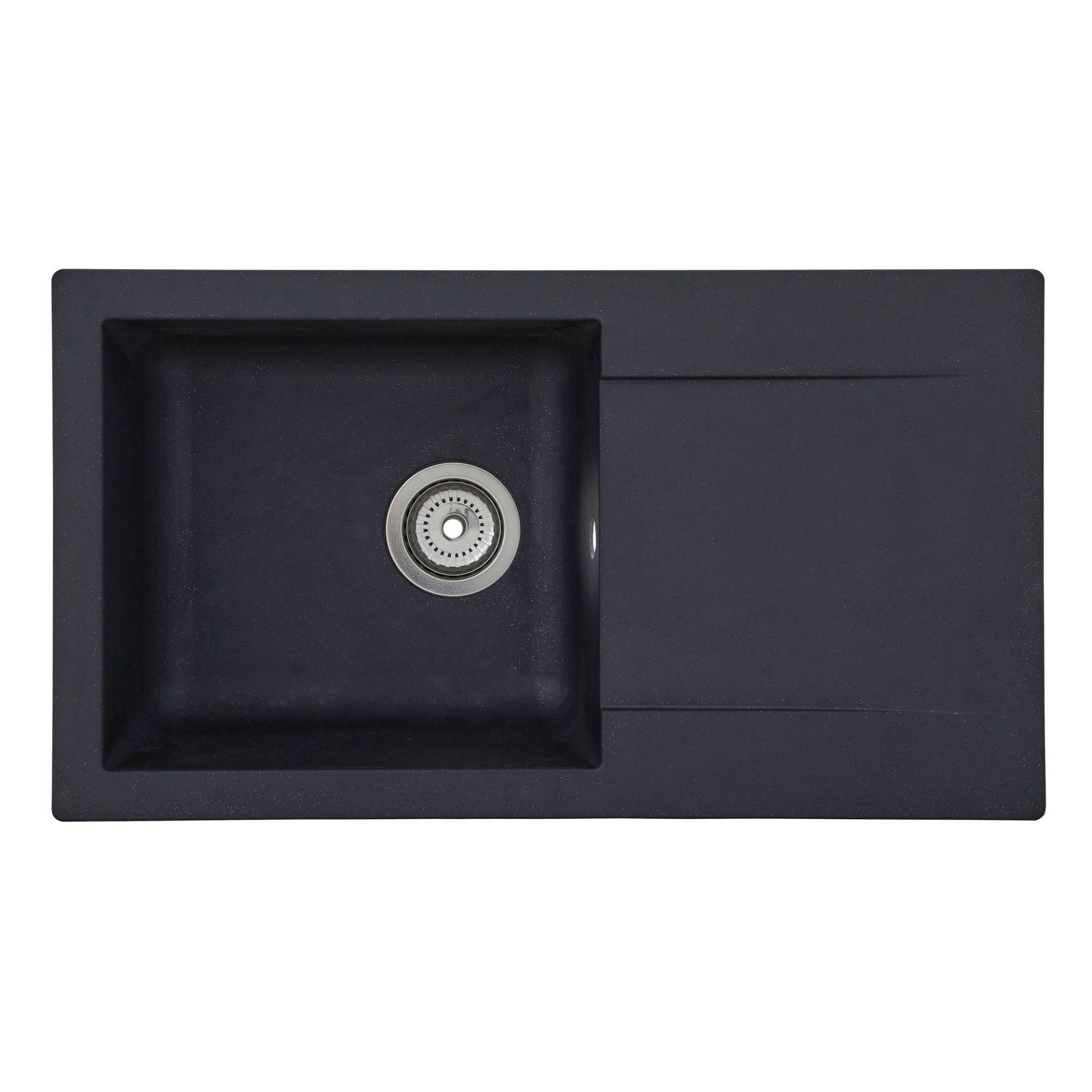 Respekta Einbauspüle 'Denver' Mineralite schwarz 78 x 44 cm Respekta Einbauspüle 'Denver' Mineralite schwarz 78 x 44 cm von Respekta