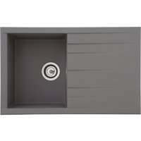 Respekta Einbauspüle Houston 80 x 50 G Beton grau Mineralite B/H/T: ca. 80x21x50 cm Respekta Einbauspüle Houston 80 x 50 G Beton grau Mineralite B/H/T: ca. 80x21x50 cm von Respekta
