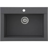 Respekta Einbauspüle Ohio 66 x 50 G Beton grau Mineralite B/H/T: ca. 66x21x50 cm Respekta Einbauspüle Ohio 66 x 50 G Beton grau Mineralite B/H/T: ca. 66x21x50 cm von Respekta