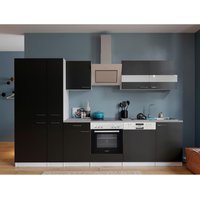 Respekta Küchenblock KB310WSCGKE178G schwarz B/H/T: ca. 310x200x60 cm von Respekta