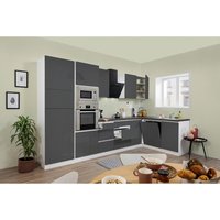 Respekta Küchenblock Premium grau hochglänzend B/H/T: ca. 345x220,5x172 cm Respekta Küchenblock Premium grau hochglänzend B/H/T: ca. 345x220,5x172 cm von Respekta
