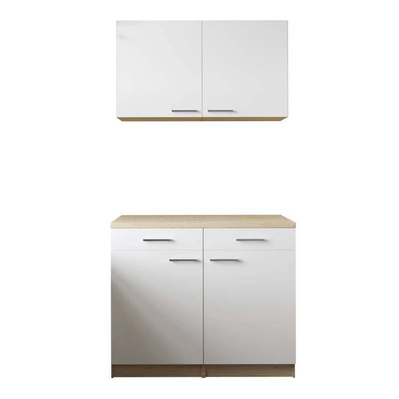 Respekta Küchenmöbel-Set 10 Merle 100 cm Weiß von Respekta