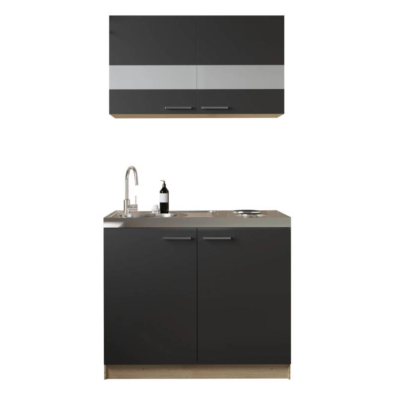 Respekta Küchenmöbel-Set 5 Merle 100 cm Schwarz von Respekta