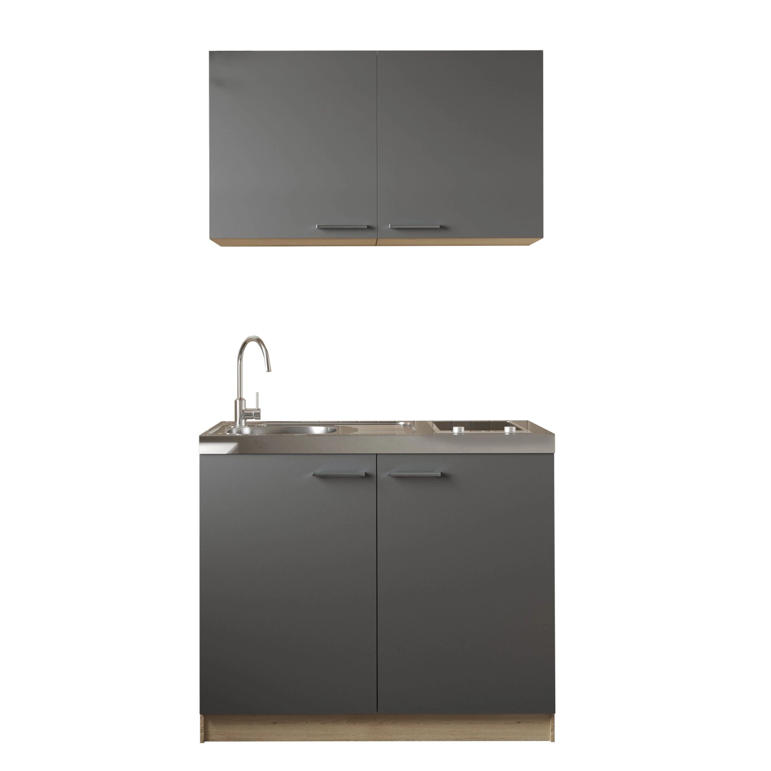 Respekta Küchenmöbel-Set 6 Merle 100 cm Grau Respekta Küchenmöbel-Set 6 Merle 100 cm Grau von Respekta