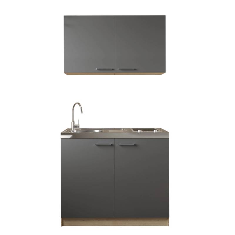 Respekta Küchenmöbel-Set 6 Merle 100 cm Grau von Respekta
