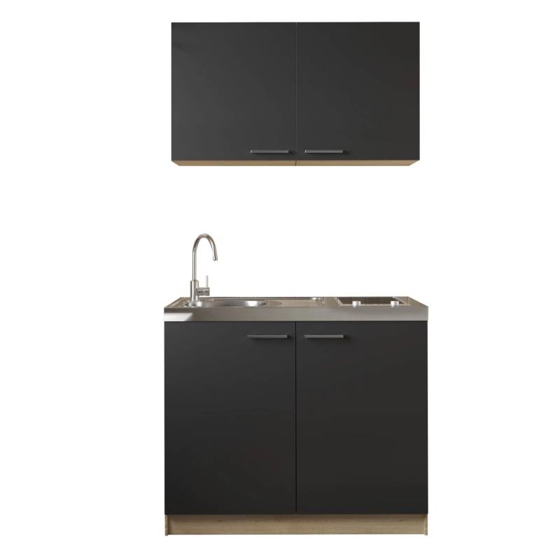 Respekta Küchenmöbel-Set 6 Merle 100 cm Schwarz von Respekta