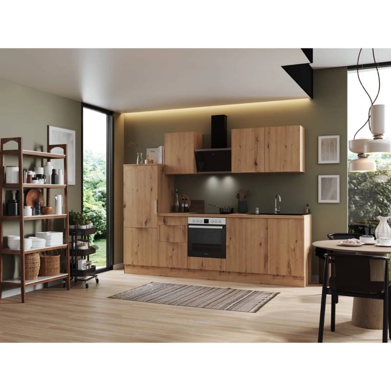 Respekta Selection Küchenzeile Elisabeth RS280AAH 280 cm Artisan Eiche Nachbild. von Respekta